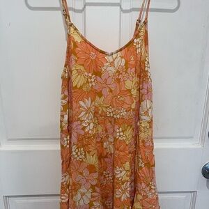 Billabong Floral Sleeveless Dress